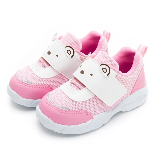 【角落生物】童鞋 角落小夥伴 電燈運動鞋/輕量 減壓 舒適 台灣製 白粉(SGKB31203)