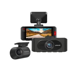 【Polaroid 寶麗萊】DS317WGS 2K+HDR GPS區間測速 科技執法 星光鏡頭 WIFI 雙鏡頭行車記錄器(贈32G記憶卡)