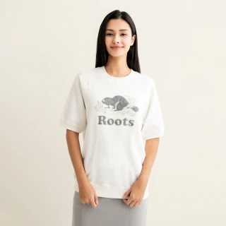 【Roots】Roots 女裝- SPARKLE圓領上衣(白色)