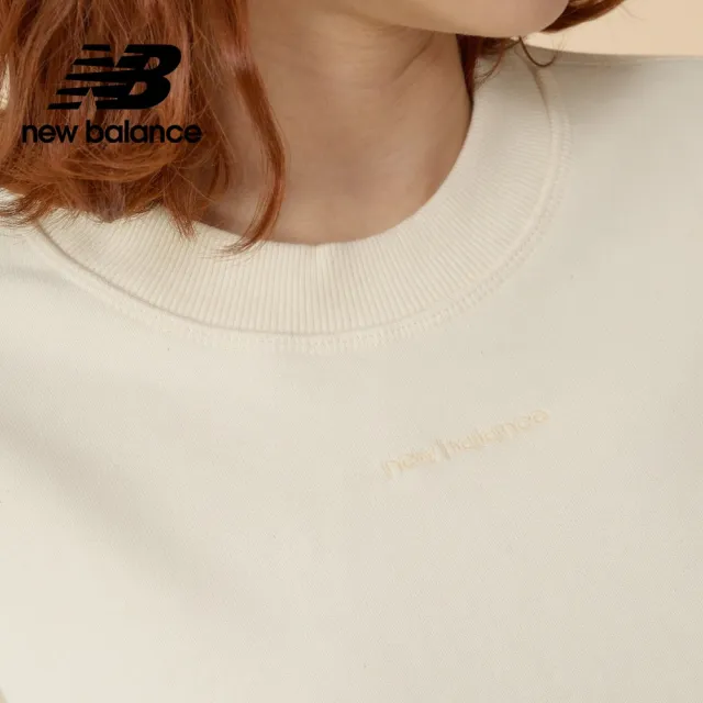 【NEW BALANCE】NB 長袖上衣_女裝_奶油杏_WT23555GIE(美版 版型偏大)