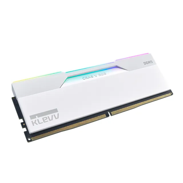 【KLEVV 科賦】CRAS V DDR5/6000MHz 16GBx2 PC用 白(KD5AGUA80-60A300J)