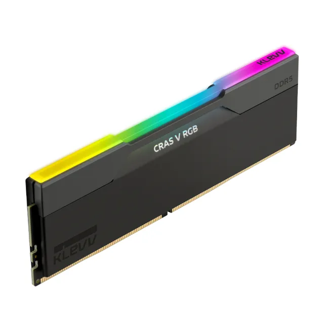 【KLEVV 科賦】CRAS V DDR5/6000MHz 32GBx2 PC用 黑(KD5BGUA80-60A300G)