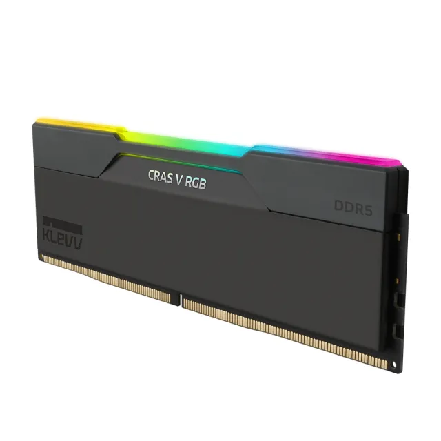 【KLEVV 科賦】CRAS V DDR5 6400MHz 32GBx2 桌上型記憶體 黑