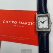 【CAMPO MARZIO】CAMPO MARZIO凱博馬爾茲女錶型號CMW0009(貝母錶面玫瑰金錶殼寶藍真皮皮革錶帶款)
