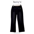 【betty’s 貝蒂思】水洗反摺彈性直筒牛仔褲(共二色)