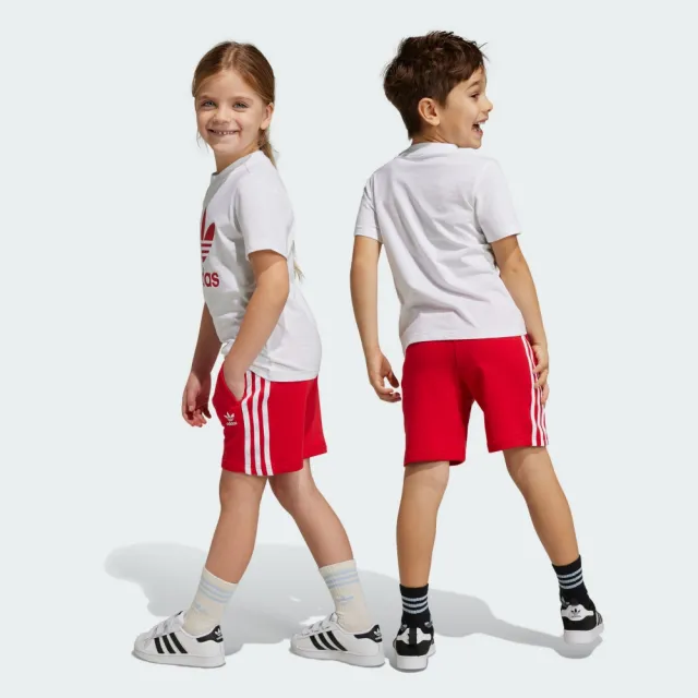 【adidas 官方旗艦】ADICOLOR 運動套裝 短袖/短褲 童裝 - Originals IB9894