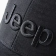 【JEEP】品牌LOGO刺繡棒球帽(黑色)