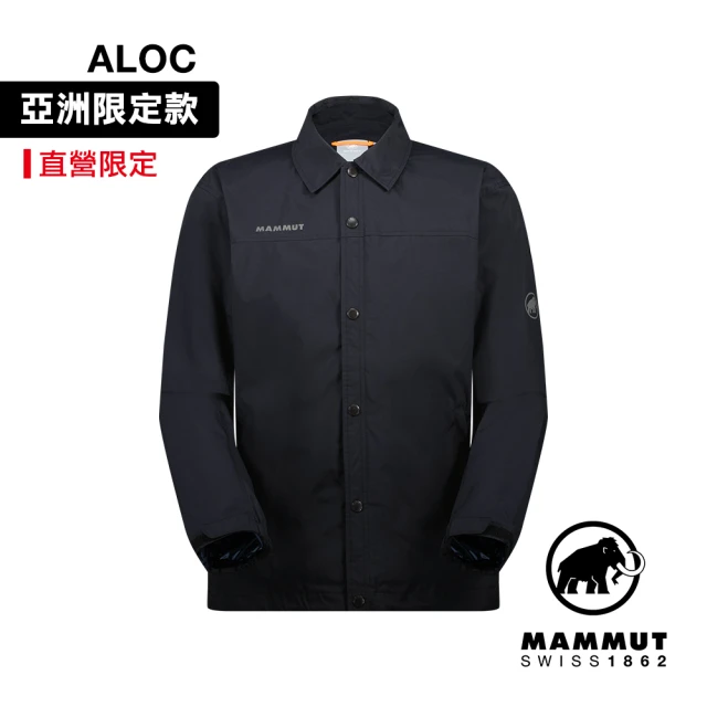 Mammut 長毛象 Utility Coach Jacket AF 日系都會風防風防水教練外套 黑色 中性款 #1012-00760