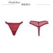 【Swear 思薇爾】撩波琉晶羽系列M-XL蕾絲低腰丁字褲(酡紅色)