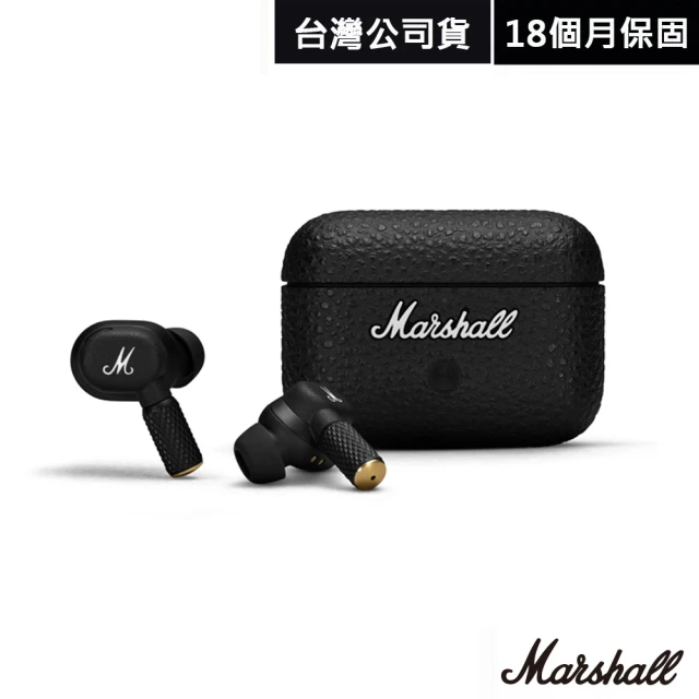 Marshall Motif II A.N.C.真無線藍牙耳機(經典黑)