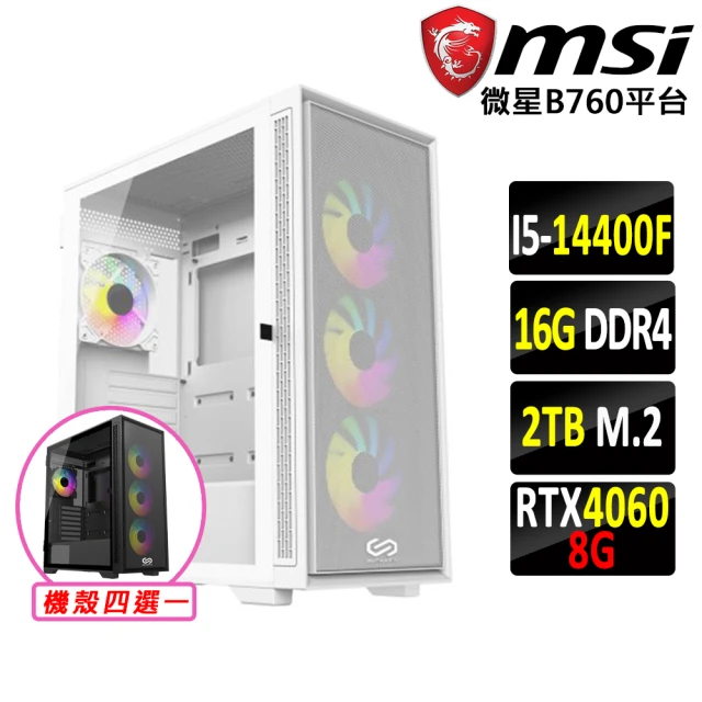 微星平台 i5十核GeForce RTX 4060{奎倫錄I