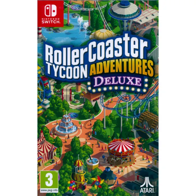 【Nintendo 任天堂】NS Switch 模擬樂園:冒險 豪華版 RollerCoaster Tycoon Deluxe(英文歐版)