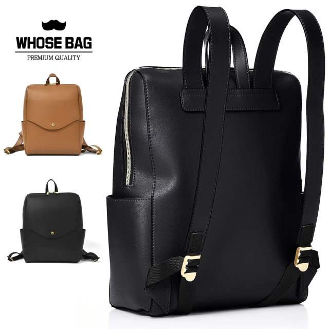 【WHOSE BAG】VIOLET簡約線條輕量皮革後背包 NO.WB028(女後背包)