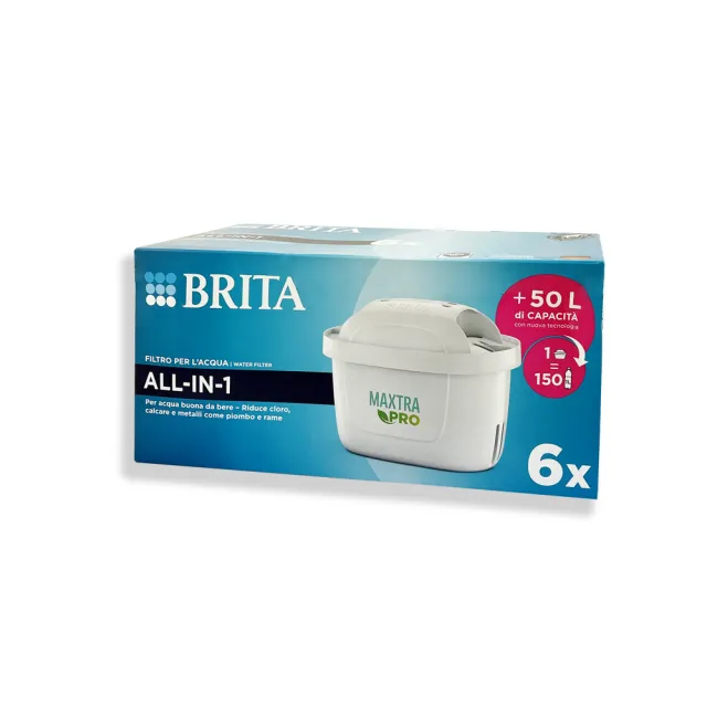 【BRITA】MAXTRA Pro All-in-1 濾芯 6入 BRITA 濾水壺適用 歐洲製(原裝平輸)