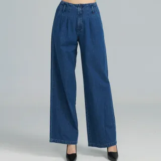 【BOBSON】女款鬆緊老爺褲(8229-53)