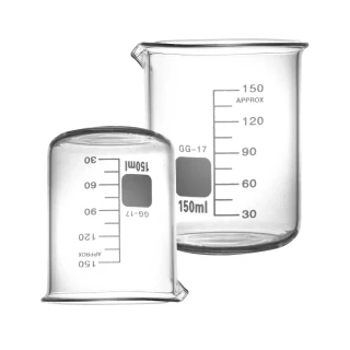 【職人實驗】185-GCL150 錐型燒杯 玻璃燒杯150ml 耐熱玻璃杯 寬口實驗玻璃燒杯(低型玻璃燒杯 玻璃量杯)