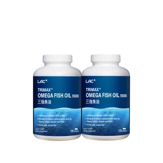 【LAC 利維喜】三強魚油膠囊x2入組(共240顆/3倍魚油/DHA/EPA/頂級魚油/年節送禮)