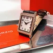 【CAMPO MARZIO】CAMPO MARZIO凱博馬爾茲女錶型號CMW00010(白色錶面玫瑰金錶殼深黑色真皮皮革錶帶款)