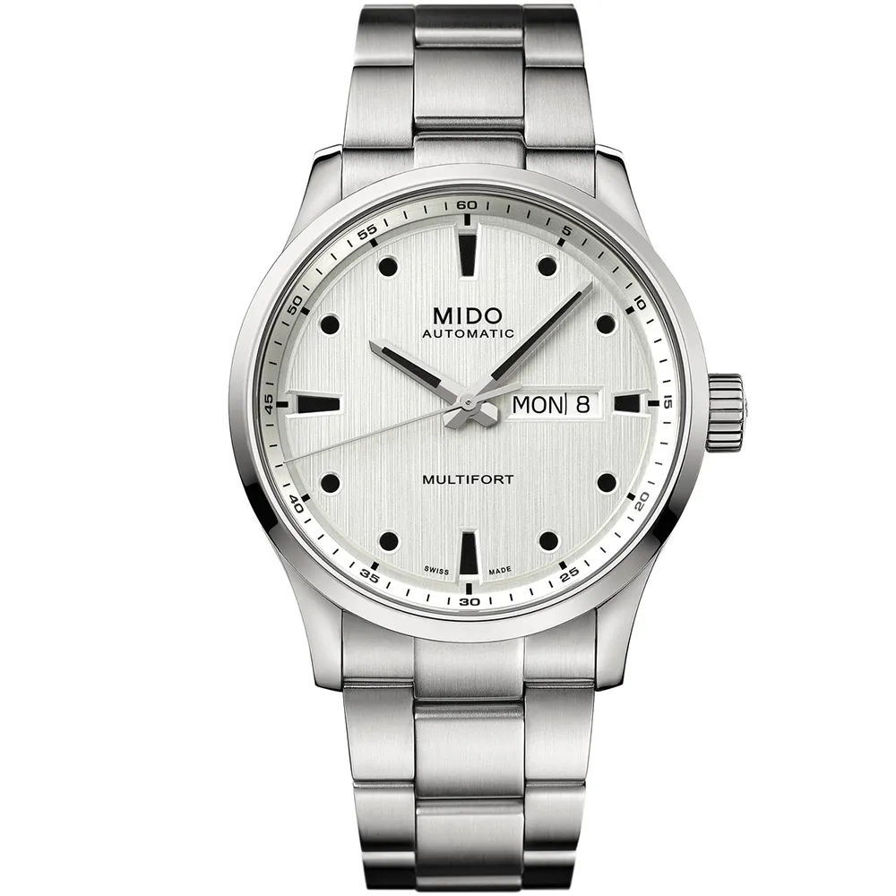 【MIDO 美度 官方授權】MULTIFORT M 先鋒 80小時動力儲存機械錶-42mm 畢業 禮物(M0384301103100)