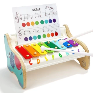 【Top Bright】可愛小象敲琴(1歲/音樂啟蒙/音樂玩具/敲打玩具/)