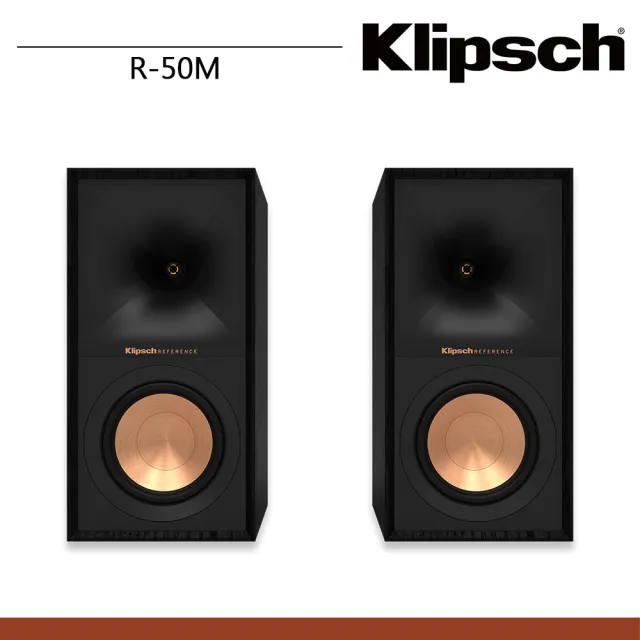 【Klipsch】R-50M被動式書架型喇叭-黑檀