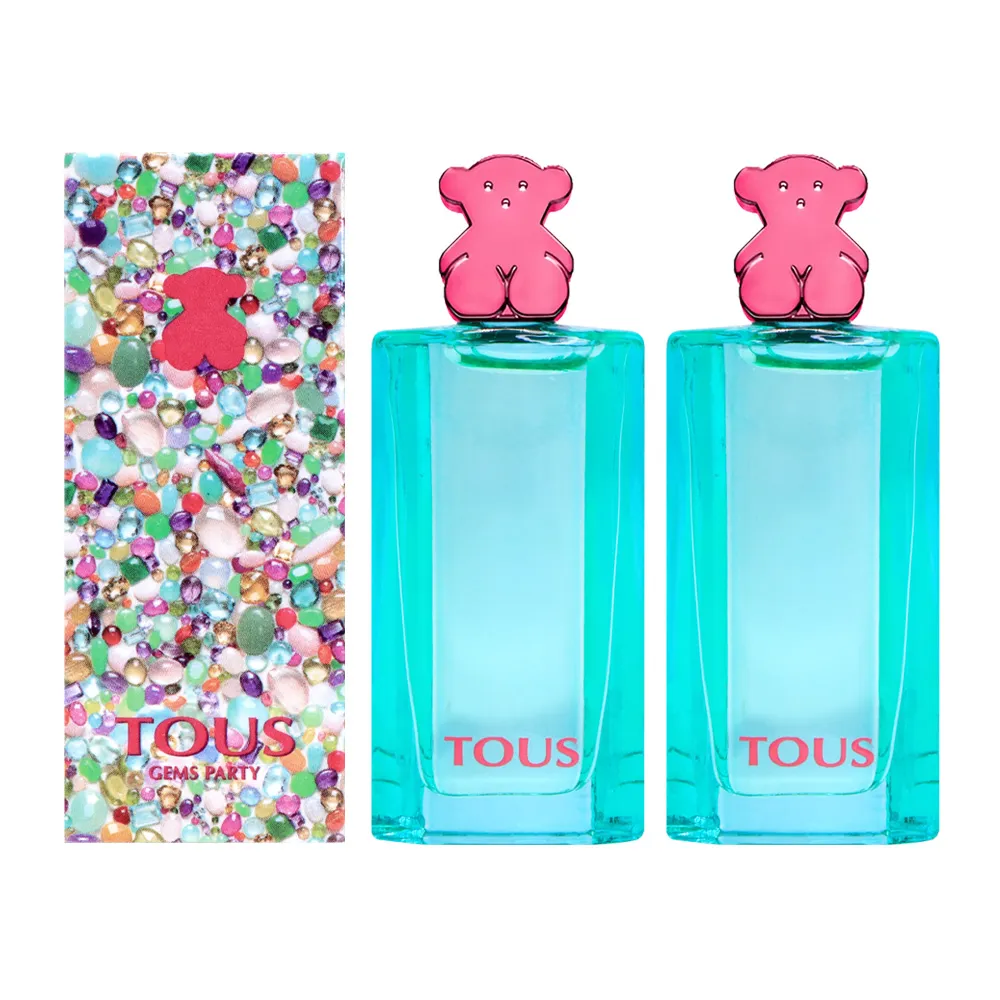 【TOUS】GEMS PARTY 小熊軟糖女性淡香水 4.5ml 小香 *2入組(專櫃公司貨)