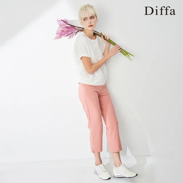 【Diffa】質感美型修身長褲-女