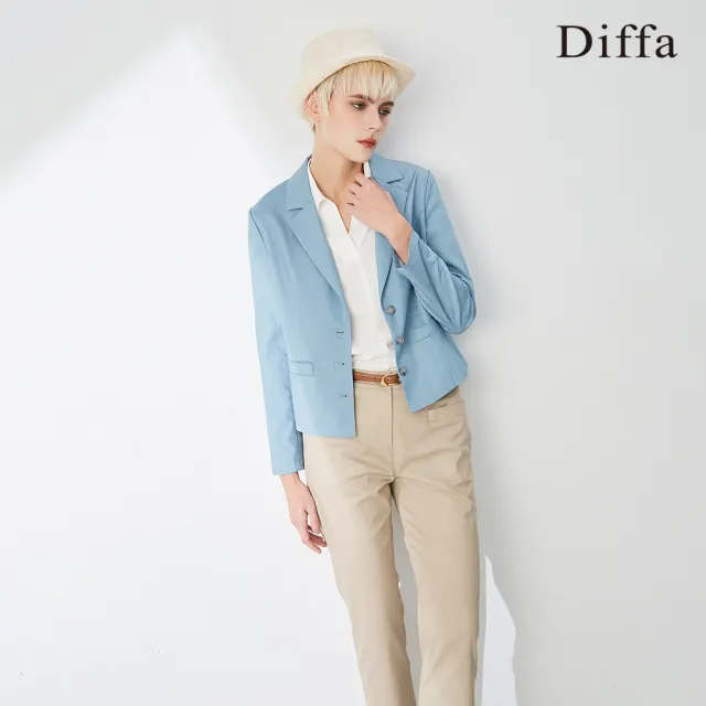 【Diffa】時尚精緻美型長褲-女