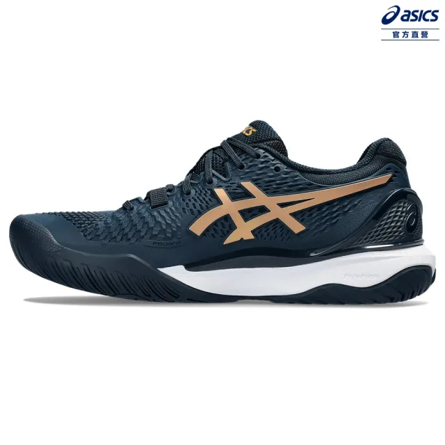 【asics 亞瑟士】GEL-RESOLUTION 9 女款 榮耀系列 網球鞋(1042A268-960)