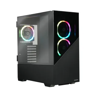 【ENERMAX 安耐美】ENERMAXK8 鋼化玻璃 ATX ARGB 電腦機殼 ECA-EK8-BB-ARGB