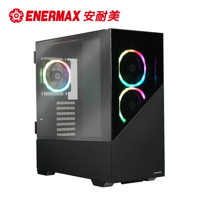 ENERMAX 安耐美 ENERMAXK8 鋼化玻璃 ATX ARGB 電腦機殼 ECA-EK8-BB-ARGB