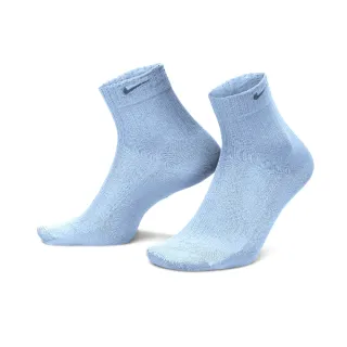 【NIKE 耐吉】短襪 Air Ankle Socks 女款 藍 黑 透膚 休閒襪 低筒襪 襪子(FJ2239-479)