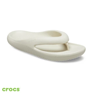 【Crocs】中性鞋 麵包人字拖(208437-2Y2)
