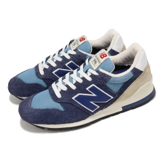 【NEW BALANCE】休閒鞋 996 男鞋 藍 麂皮 復古 經典 美製 NB 紐巴倫(U996TB-D)