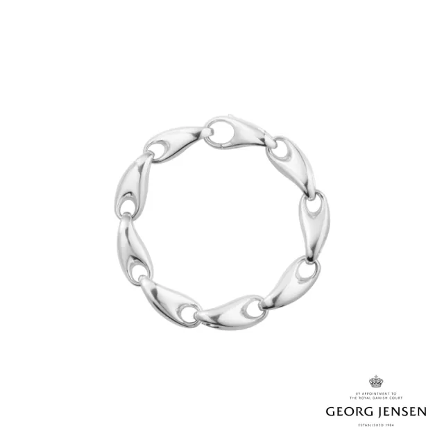 【Georg Jensen 官方旗艦店】REFLECT 鏈節手鏈(純銀 手鍊)