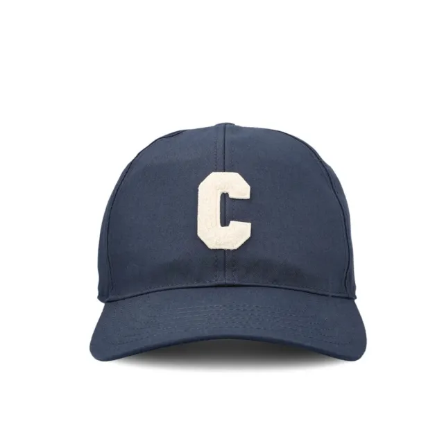 【CELINE】Initial Cap 棉質 C字母 帽子 棒球帽 老帽 深藍色