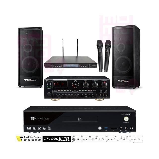 【金嗓】CPX-900 K2R+AK-7+SR-889PRO+K-124(4TB點歌機+擴大機+無線麥克風+卡拉OK喇叭)