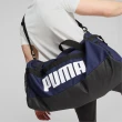 【PUMA】旅行袋 Challenger M 藍 白 大空間 襯墊背帶 鞋倉 健身包 訓練包(079531-02)