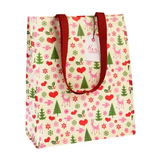【Rex LONDON】環保購物袋 聖誕節(購物袋 環保袋 收納袋 手提袋)