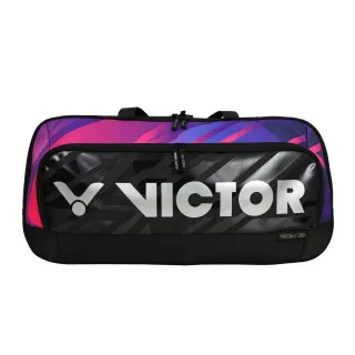 【VICTOR 勝利體育】手提矩形包-拍包袋 羽毛球 裝備袋 勝利 黑銀藍紫粉(BR9613CJ)