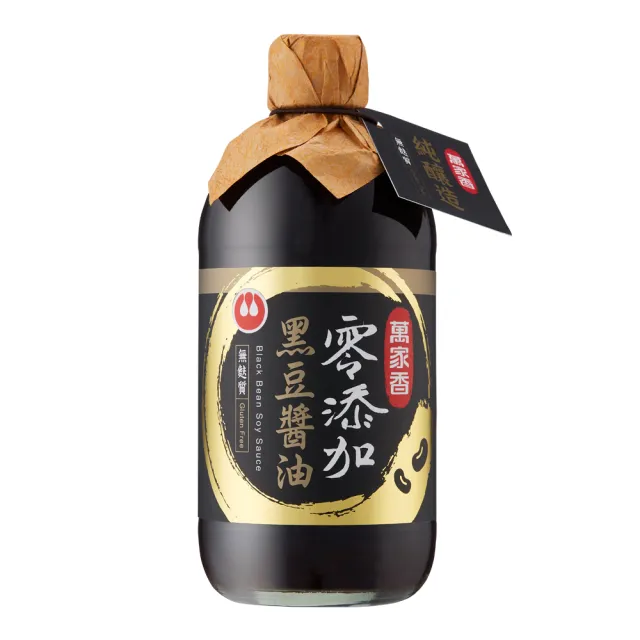 【萬家香】零添加黑豆醬油(450ml)