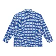【Dickies】男款晴空藍曲線格紋工裝長袖襯衫｜DK011523F54