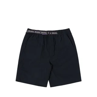 【Dickies】男款深海軍藍純棉內嵌式品牌Logo緹花腰帶短褲｜DK011587CG7