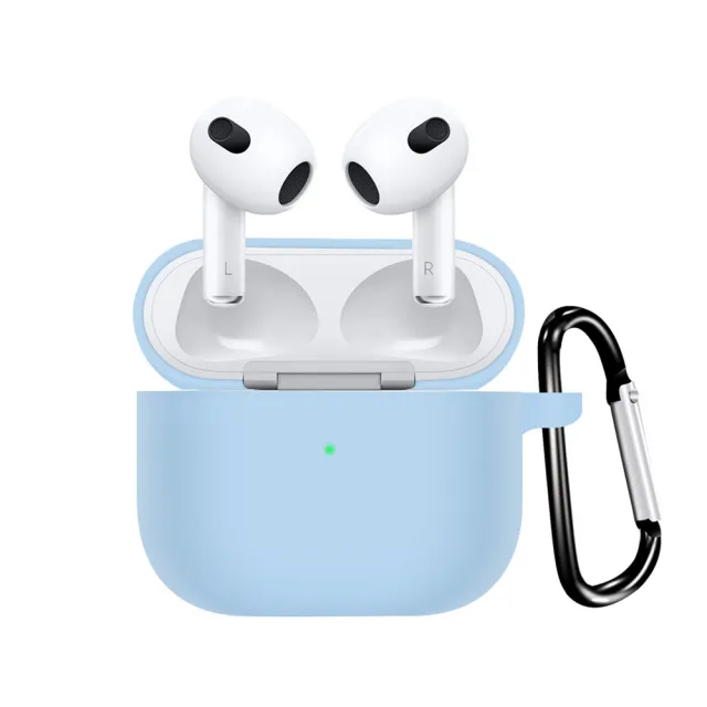 Apple 蘋果】獨家保護套+掛繩組AirPods 3(Lightning充電盒) - momo購物