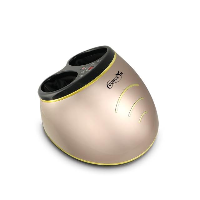 【Concern 康生】6D時尚耀眼頂級氣壓式美型按摩腳機珍珠白/玫瑰金/紅色(CM-716)