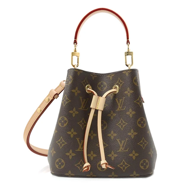 Louis Vuitton 路易威登 M46581 經典Monogram帆布Neonoe BB手提斜背兩用水桶包(全新展示品-棕色)