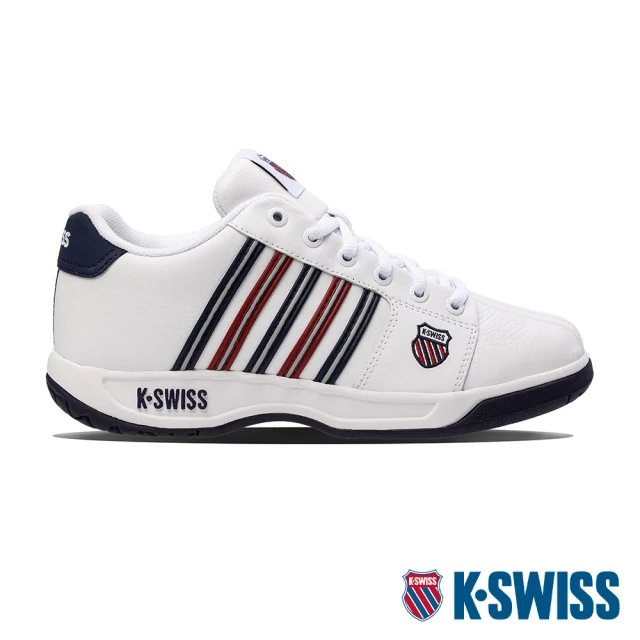 K-SWISS 老爹鞋 Eadall-女-白/藍/紅(91353-163)