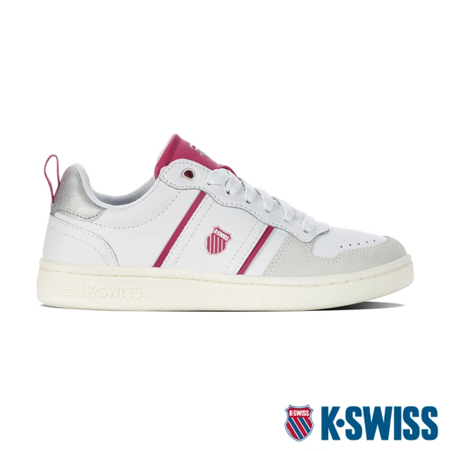 K-SWISS 時尚運動鞋 Set Pro-女-白/磚紅(9