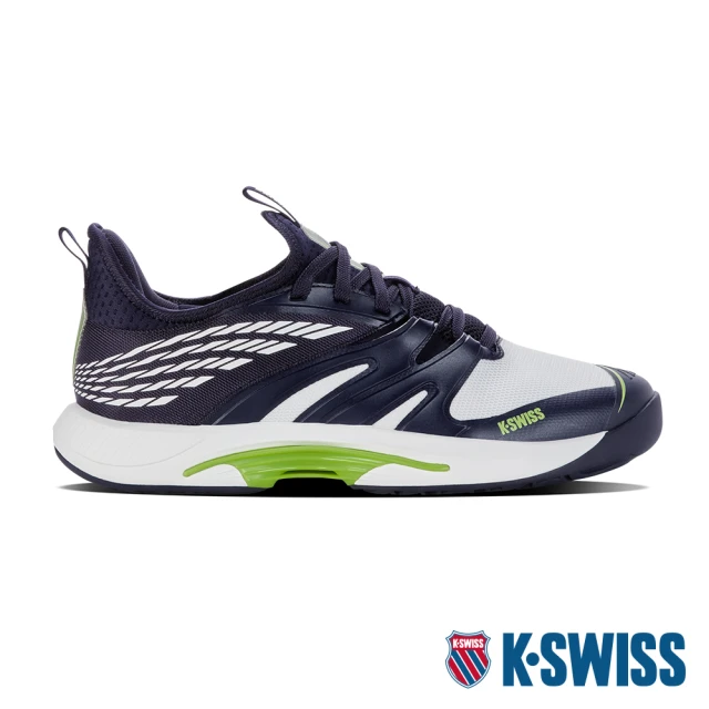 K-SWISS 輕量進階網球鞋 SpeedTrac-男-藍/萊姆綠(07392-967)