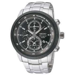【SEIKO 精工】完美的錶盤設計賽車錶(SNAB51P1)
